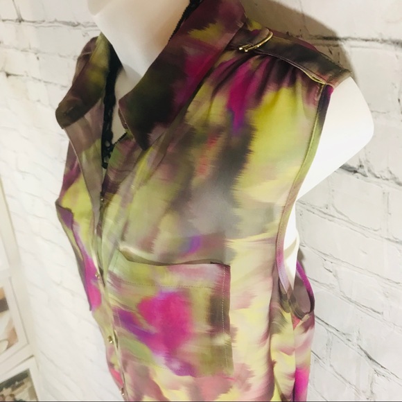 JENNIFER LOPEZ SLEEVELESS BLOUSE petite L - Picture 5 of 8